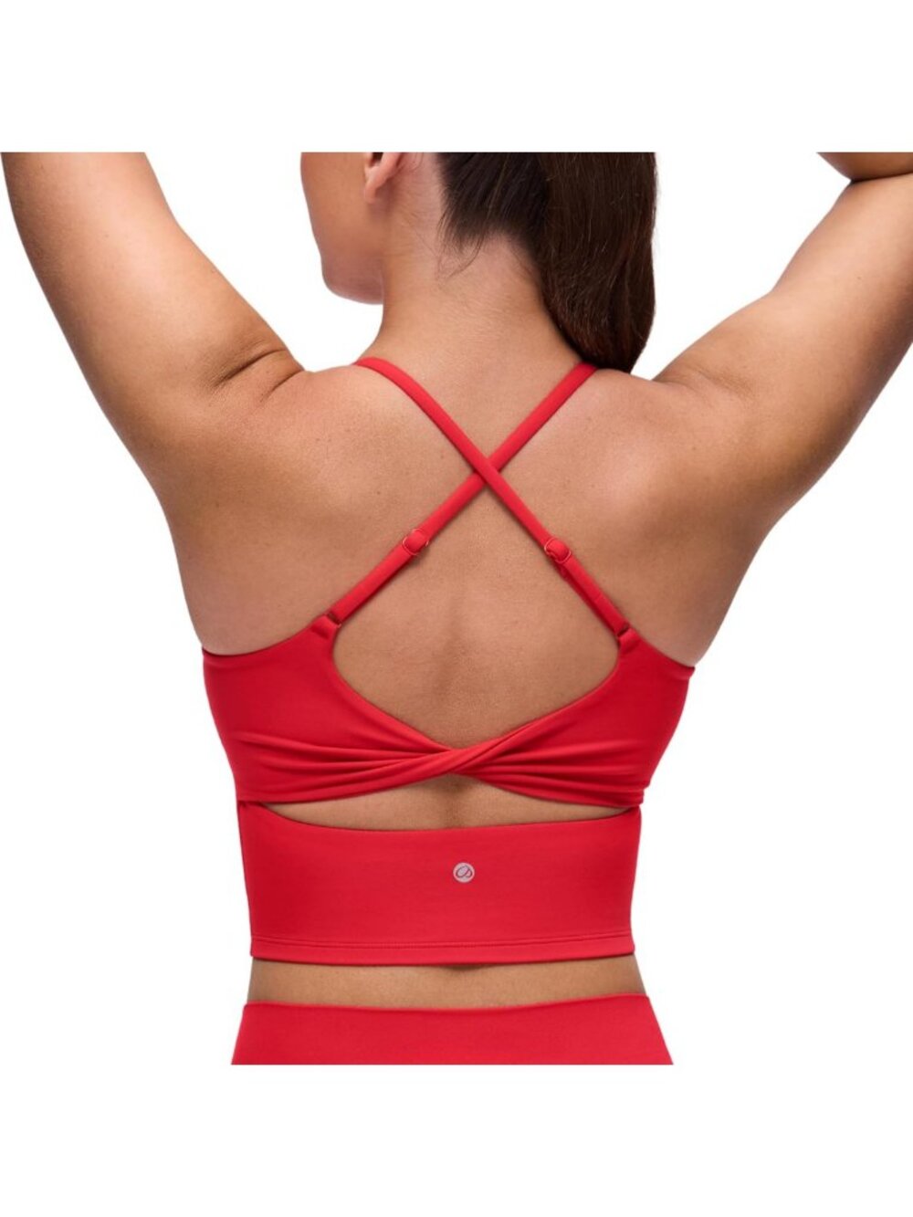 Soft Butterluxe Twist Back Crop Tank - Stylish Workout Top for Yoga & Fitness
